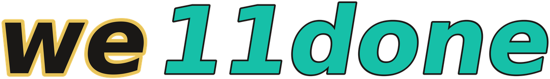 we11done logo